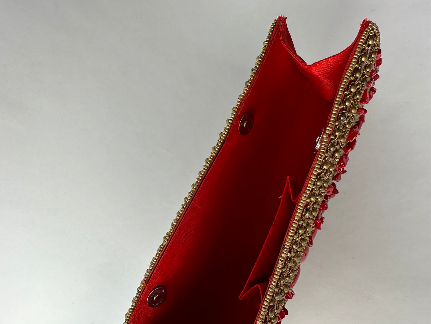 ANONYMOUS beaded clutch bag, Moroccan style
