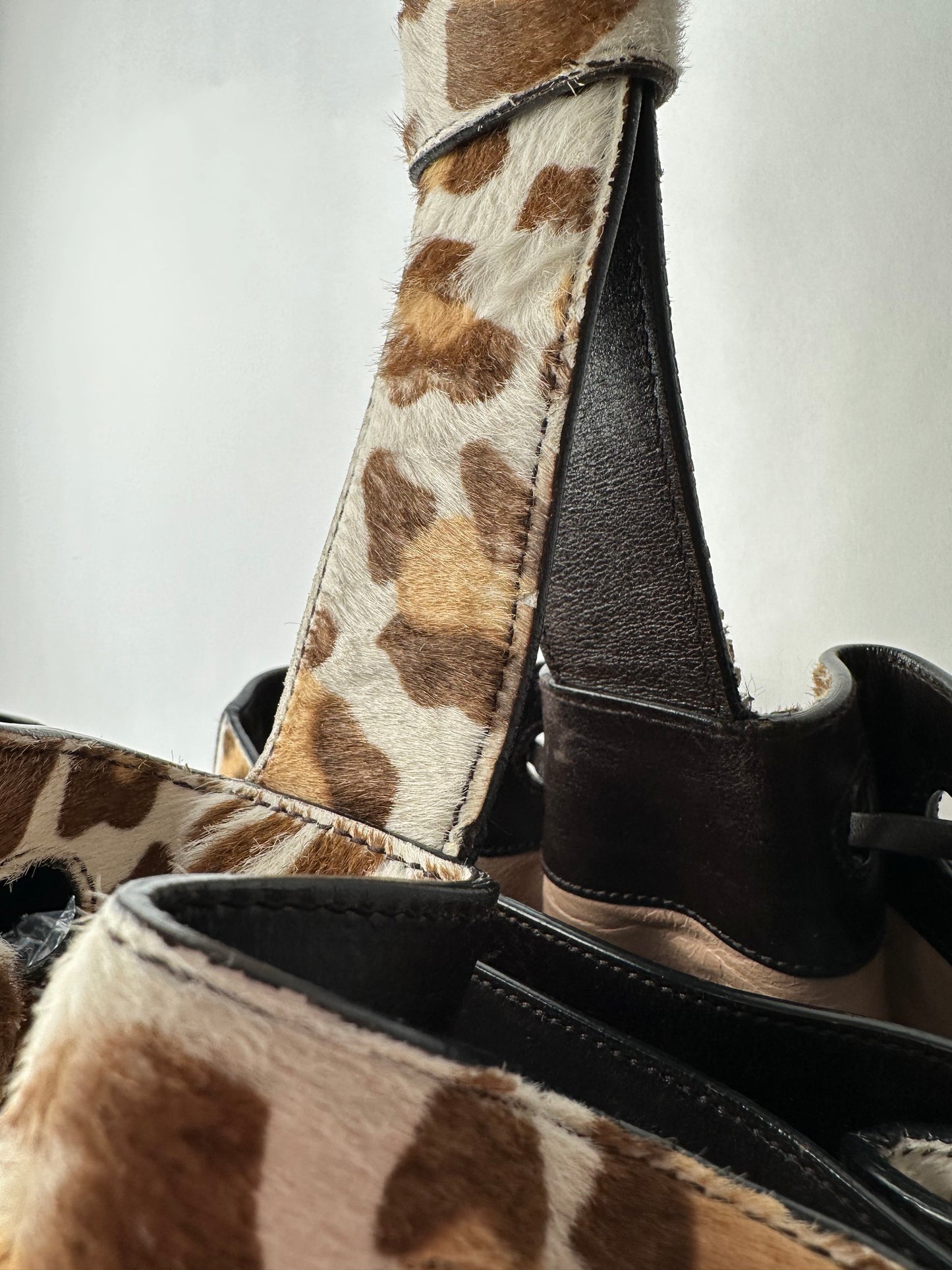 Alaia leopard print bag