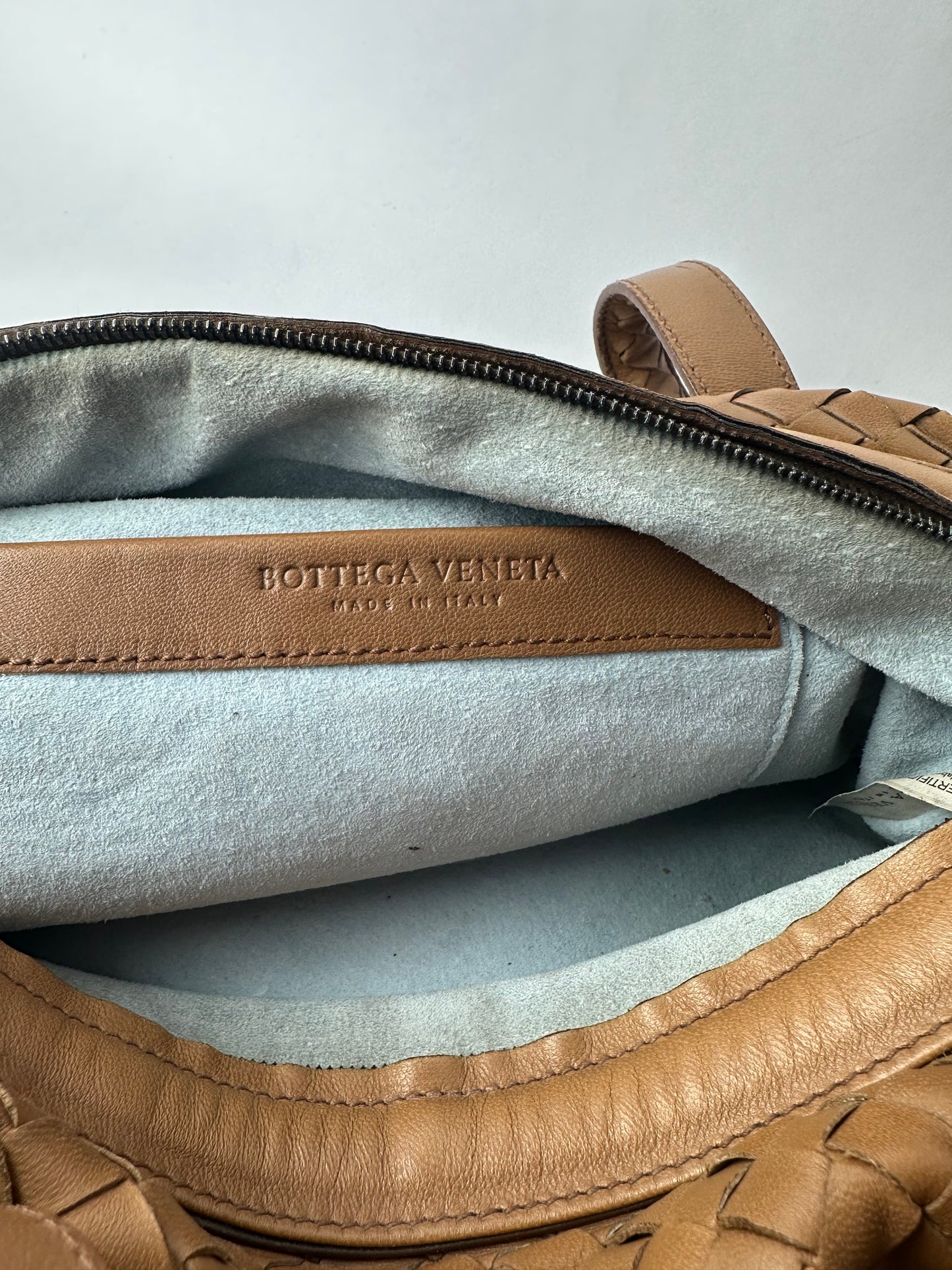 BOTTEGA VENETA bag intrecciato leather glaced brown