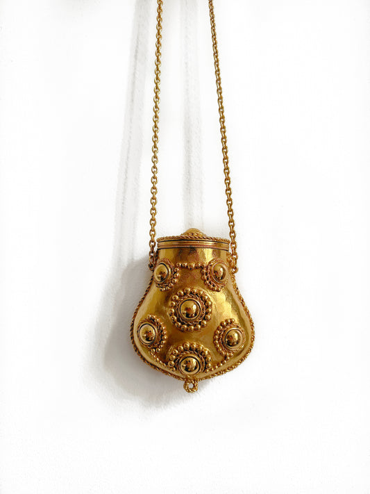 Sonia Rykiel gold purse
